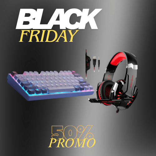 سيتب الجيمرز ( ماوس و كيبورد جيمنج عصري + سماعة جيمنج) 7 balck Friday