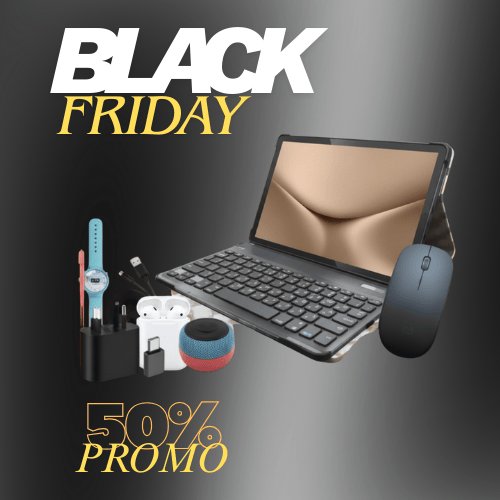 Tablette GT200 avec clavier et souris Bluetooth + coffret cadeau 8 balck Friday