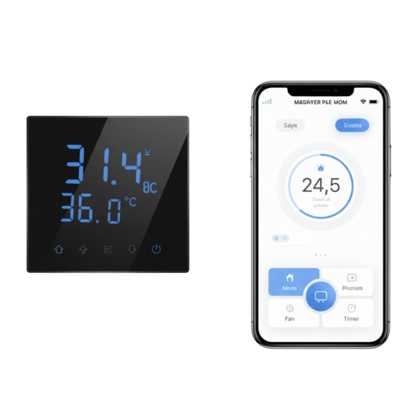 منظم حرارة ذكي قابل للبرمجة 1 منظم حرارة ذكي قابل للبرمجة