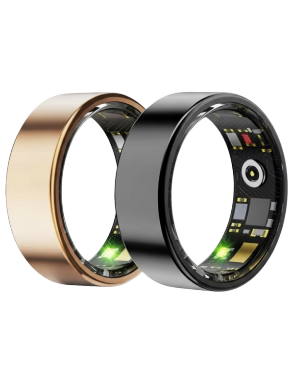 خاتم ذكي معدني مع جهاز مراقبة الصحة 1 خاتم ذكي معدني