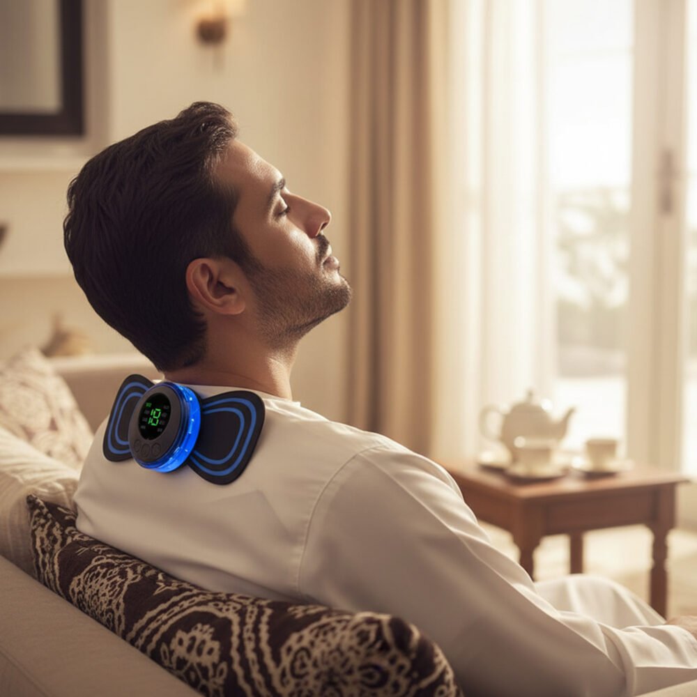 جهاز مساج صغير لتخفيف آلام الجسم بالكامل وتحفيز الفقرات العنقية 4 e1eea448 402a 461c 92d8 ba274f361cad