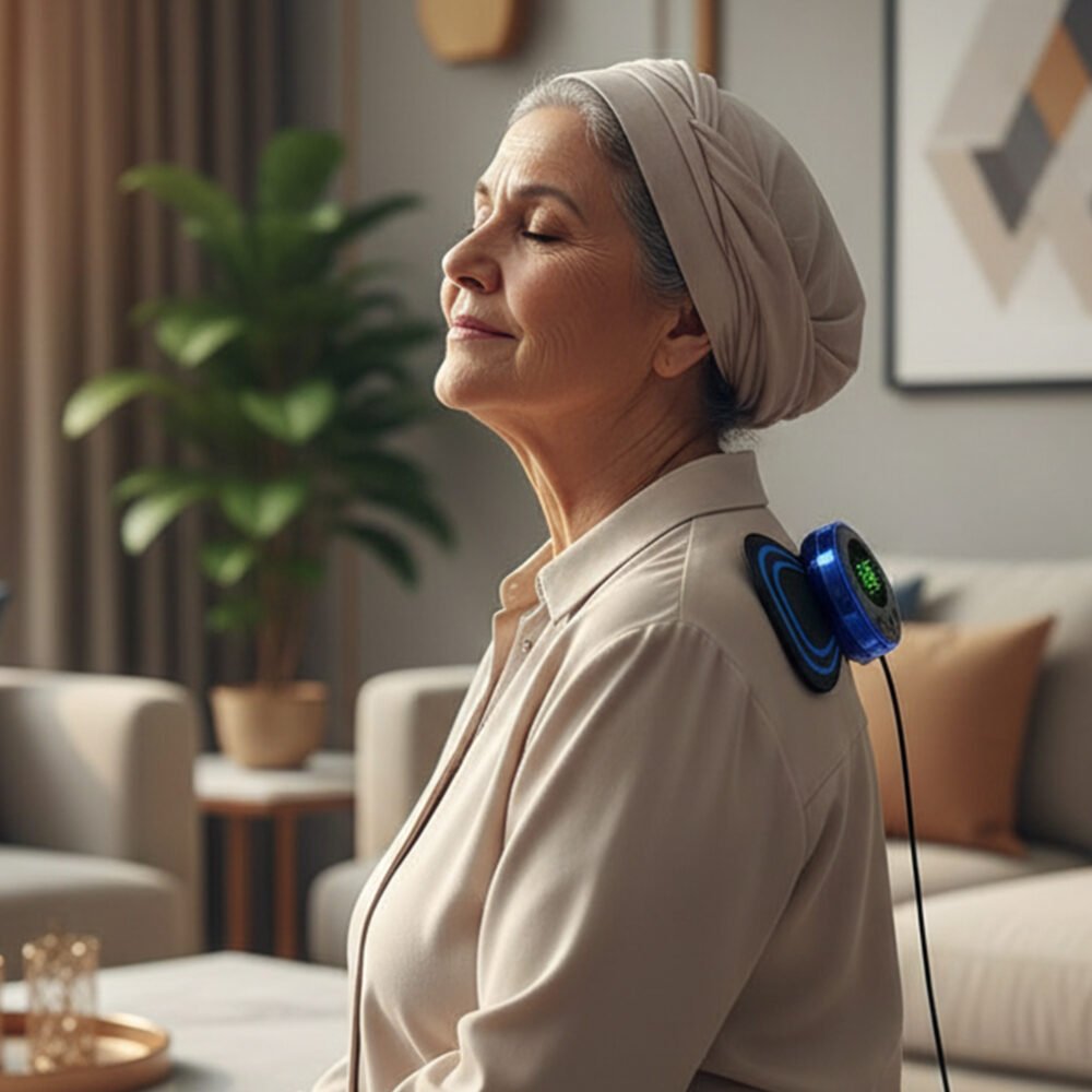 جهاز مساج صغير لتخفيف آلام الجسم بالكامل وتحفيز الفقرات العنقية 7 f4c7b892 2177 40c8 8bd4 779eaa912359